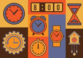 Time Vector Icons Set