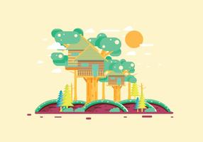 Treehouse 2 Vector