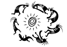 Free Kokopelli Symbol Vector