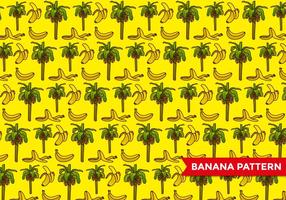 Banana Tree Pattern vector