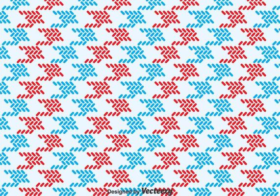 Red And Blue Keffiyeh Pattern
