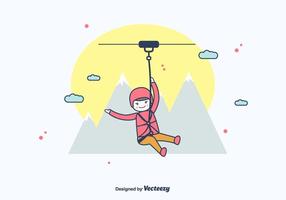 Zipline Vector