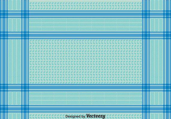 Blue Keffiyeh Seamless Pattern