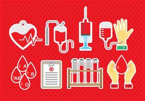 Blood Drive Icons vector