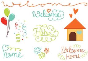 Free Welcome Home Vectors