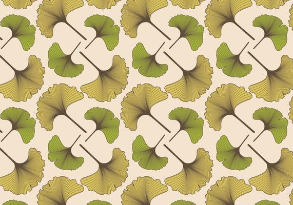 Ginko Pattern Vintage