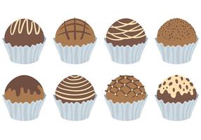 Libre Trufas Iconos Vector