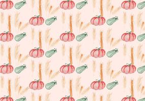 Vector Autumn Squash Background