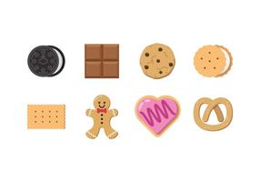 Chocolate And Biscuit Vector