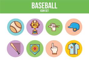 Free Baseball Icon Set vector