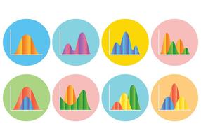 Free Bell Curve Icons Vector