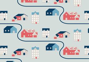 House Illustration Pattern vector