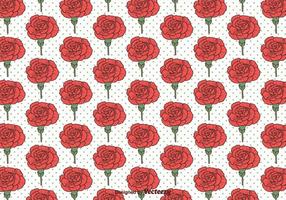 Carnation Vector Seamless Pattern