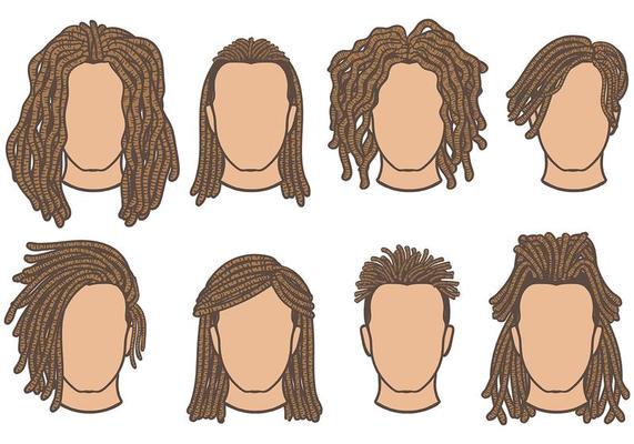 Free Dreads Vector 135780 Vector Art at Vecteezy