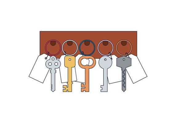 Free Key Holder Vector