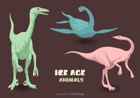 Free Vector Ice Age Animals
