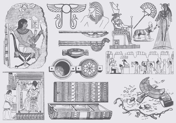 Gray Egypt Art