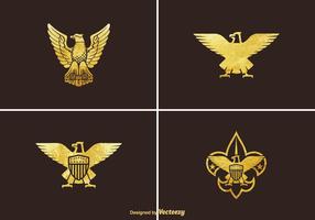 Free Golden Eagle Vector Set