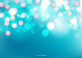 Beautiful Blue Bokeh Background vector