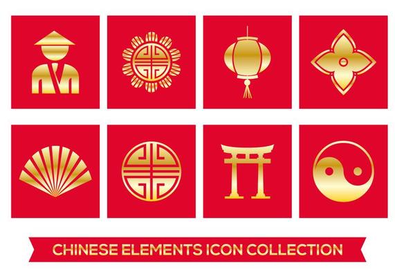 Chinese Element Icons