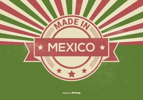 Retro Made in Mexico Illustration vector