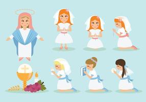 Free Communion Icons vector