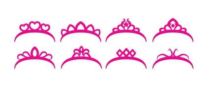 Download Vector Princess Crowns Set - Download Free Vector Art ...