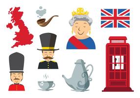 Iconos gratis de Inglaterra Iconos vector