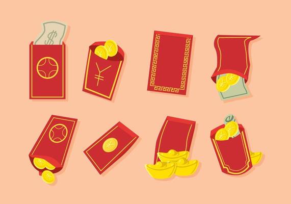 Chinese red envelope Vectors & Illustrations for Free Download