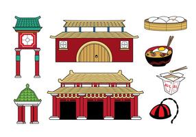 Free Country China Icons Collection vector