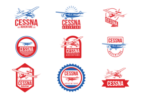 Etiquetas del vector de Cessna