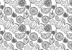 Free Fruit Pattern 2 Vectors