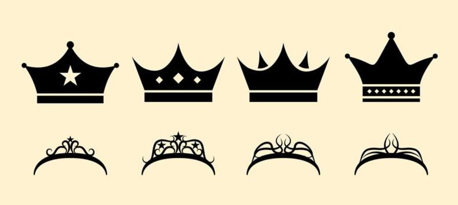 King and queen silhouette 23133650 Vector Art at Vecteezy, queen and kings  