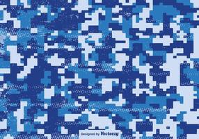 Multicam Pixelated Patrón Azul Vector Camuflaje