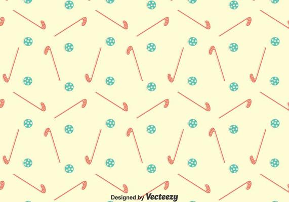 Floorball Pattern Background