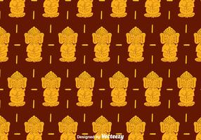 Ganesha Pattern Background vector