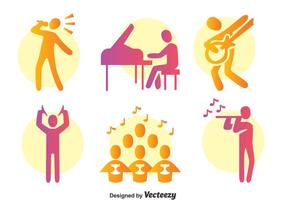 Colorful Musician Vector