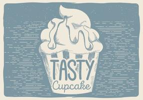 Free Vector Tasty Cupcake