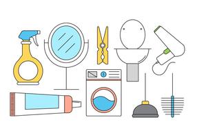 Free Vector Cleaning Icons