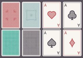 Aces Card Set vector