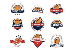 Free Tailgate Badges Party Vector