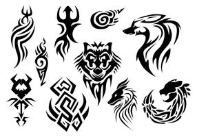 Pinstripes Tattoo Vector