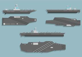 Aircraft carrier vector