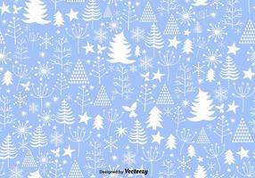 Blue Winter Christmas Seamless Pattern vector