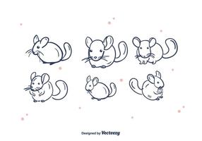 Chinchilla Vector Set