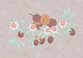 Passion Fruit Simple Vector