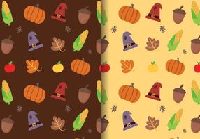 Free Thanksgiving Pattern Vector