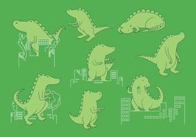 Vector libre de Godzilla