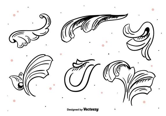 Acanthus Design Elements
