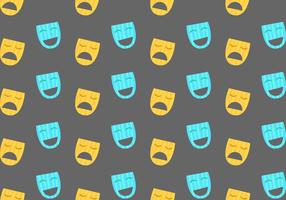 Free Teatro Seamless Pattern Vector Illustration